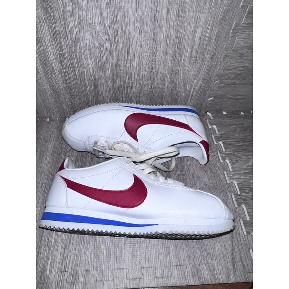 Nike‎ Cortez Forrest Gump Men\'s Sneakers Size 7 White Red Blue main image 7